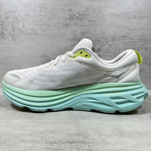 Hoka One One Bondi 8 Running Shoes - Women's Size 11 - White - Picture 5 of 10